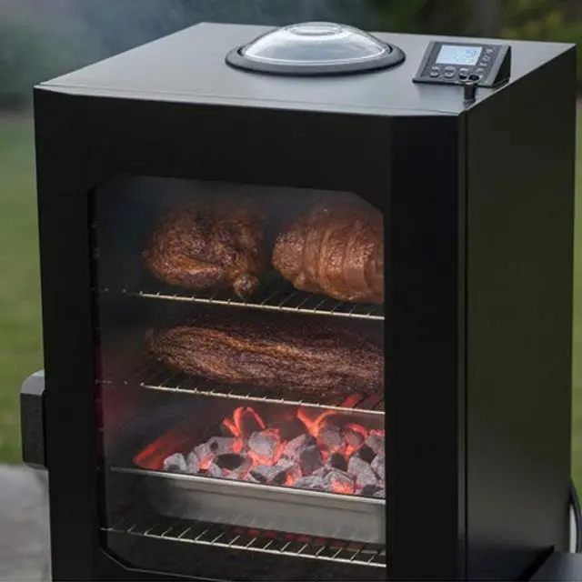 Alt view image 4 of 6 - Masterbuilt MB20070122 40" Digital Electric Smoker with Legs 971 Sq. In. Cooking Space