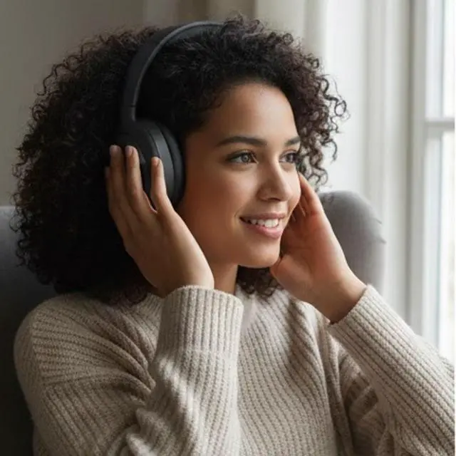 Alt view image 6 of 6 - Sony ULT WEAR Over Ear Headphones Noise Canceling Black