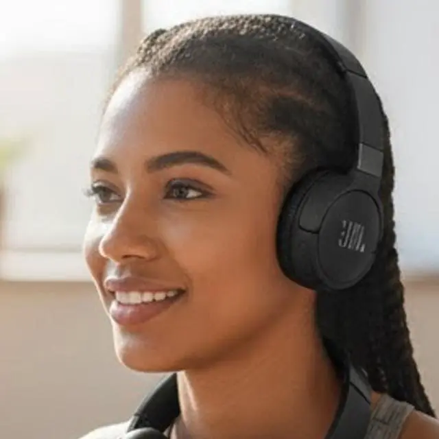 Alt view image 7 of 7 - Tune 660NC Wireless On Ear Headphones Active Noise Cancellation Black
