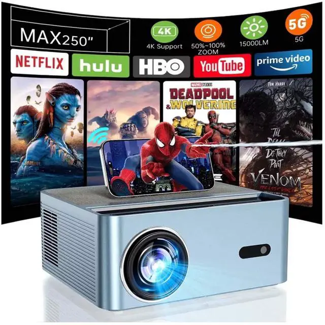 Main image of 100 Inch FHD 1080P Smart LED Projector