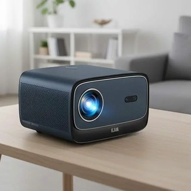 Alt view image 6 of 7 - 200 Inch FHD 1080P Smart LED Projector