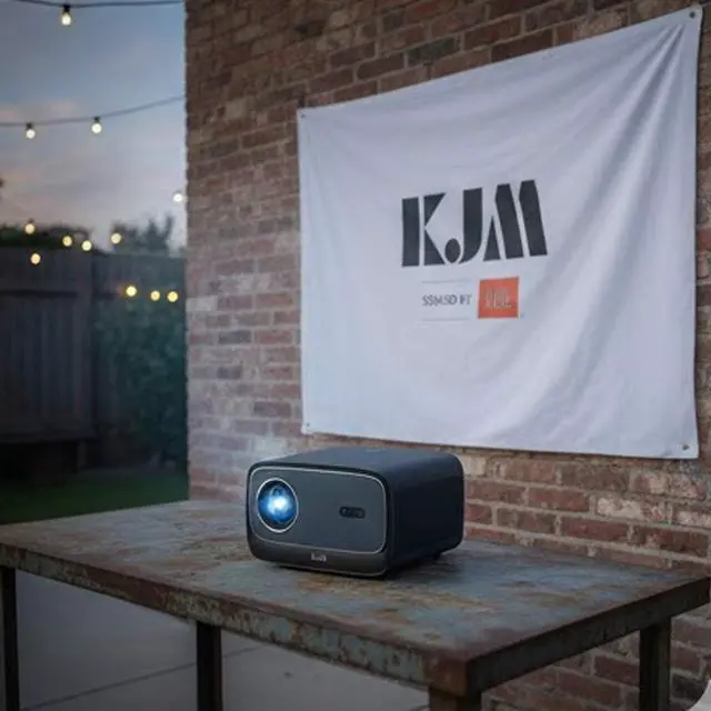 Alt view image 5 of 7 - 200 Inch FHD 1080P Smart LED Projector