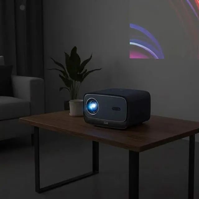 Alt view image 4 of 7 - 200 Inch FHD 1080P Smart LED Projector