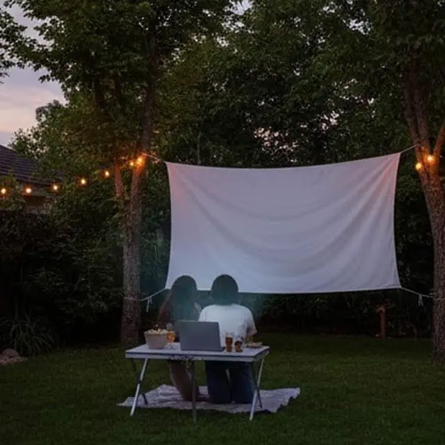 Alt view image 5 of 7 - 100 Inch HD 720P Smart LED Projector