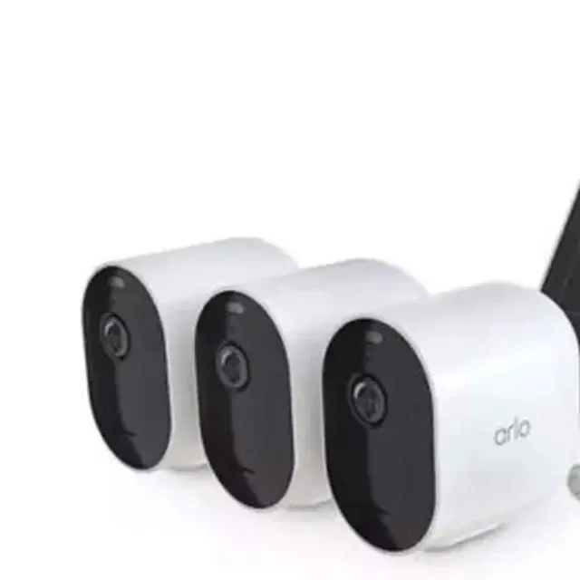 Alt view image 5 of 7 - 2K Spotlight Security Camera System with 3 Cameras & 1 Solar Panel, White