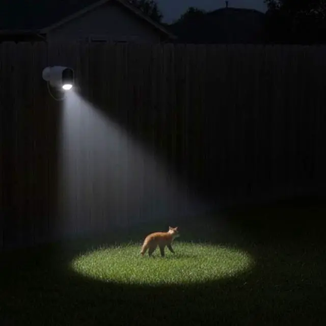 Alt view image 4 of 7 - 2K Spotlight Security Camera System with 3 Cameras & 1 Solar Panel, White