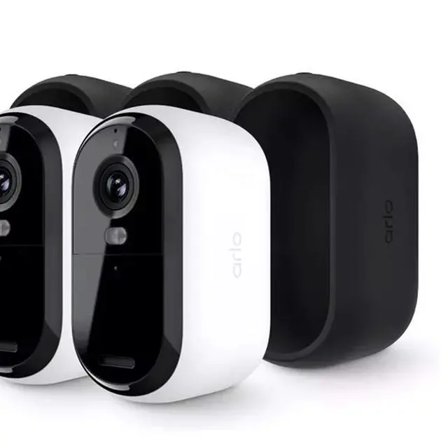 Alt view image 6 of 6 - 2K Wireless Outdoor Security Camera, 3 Camera Set, White