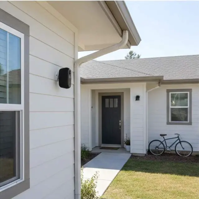 Alt view image 4 of 6 - 2K Wireless Outdoor Security Camera, 3 Camera Set, White