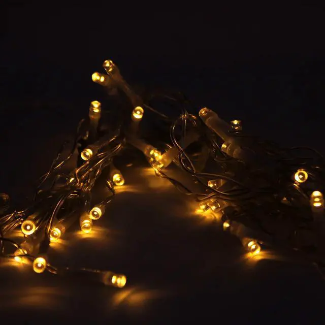 Alt view image 4 of 7 - 96 LED Solar Curtain Lights Outdoor Decorative Lighting