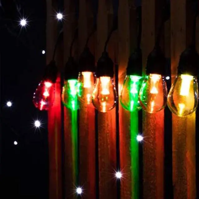 Alt view image 3 of 5 - 10 LED Multicolor Solar String Light