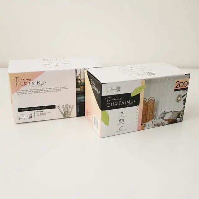 Alt view image 3 of 5 - 200 LED Curtain Light Warm White Decorative String Lights for Home and Celebration Styling