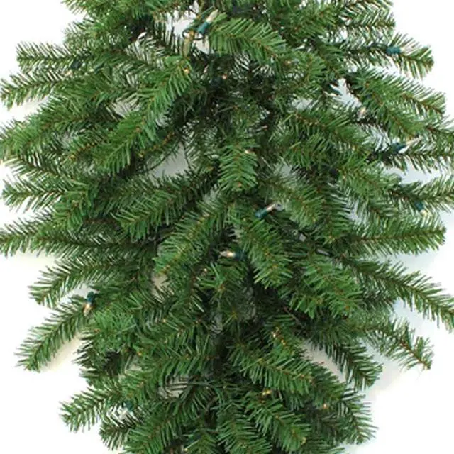 Alt view image 4 of 5 - 36" Prelit Classic Pine Teardrop - Warm White LED, Battery Operated