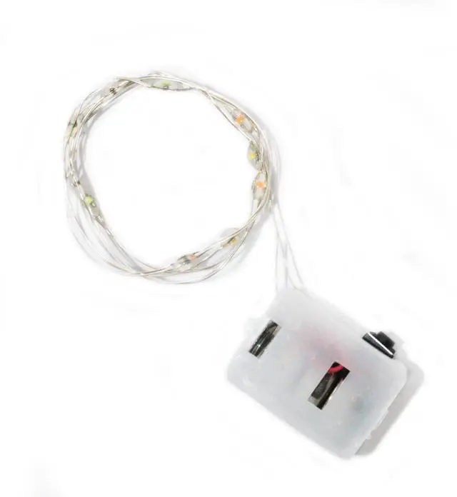 Alt view image 2 of 6 - 10 LED Multi-Color Fairy Lights with Mini Battery Pack 50 Pieces