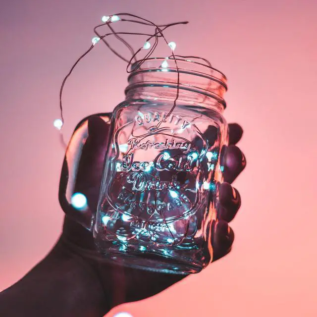 Main image of 20 LED Mini Fairy String Lights Multi-Color, Battery Included White