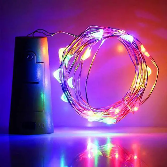 Main image of 20 LED Large Cork Bottle Lights Battery Operated 50 Pc