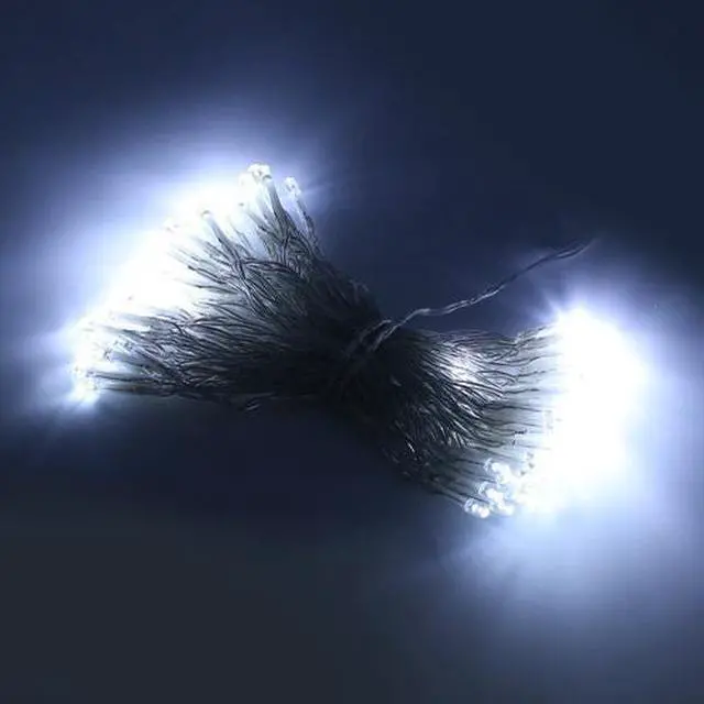 Main image of 20 LED Clear Cable String Lights Battery Operated, White/Warm White