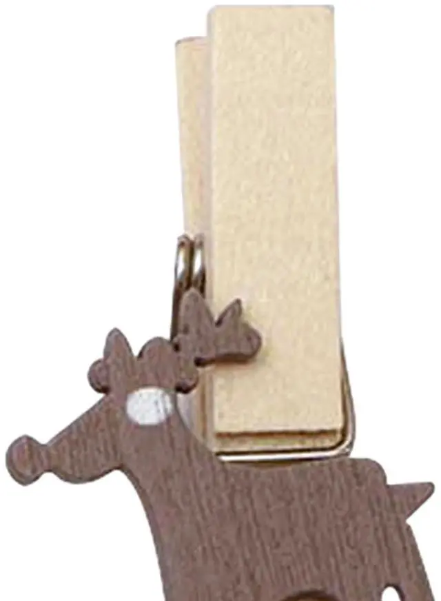 Alt view image 5 of 5 - 20L Microdot Lights with 10L Wood Deer Clips, W/2AA Indoor Battery Box