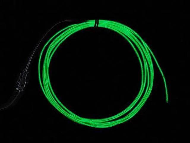 Alt view image 3 of 5 - 3' Neon String Light - Battery Operated Green