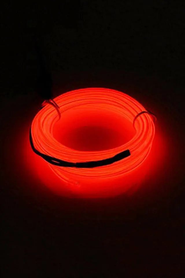 Main image of 3' Neon String Light - Battery Operated Red