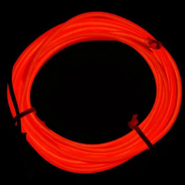 Alt view image 4 of 5 - 3' Neon String Light - Battery Operated Red