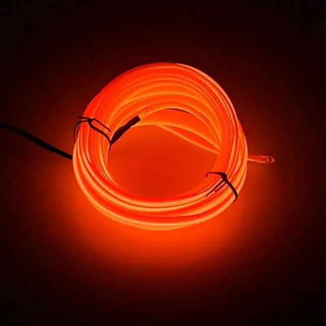 Alt view image 2 of 5 - 3' Neon String Light - Battery Operated Red