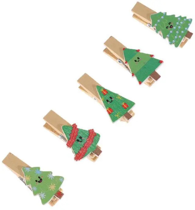 Alt view image 5 of 5 - 20L Microdot Lights with 10L Wood Tree Clips, W/2AA Indoor Battery Box