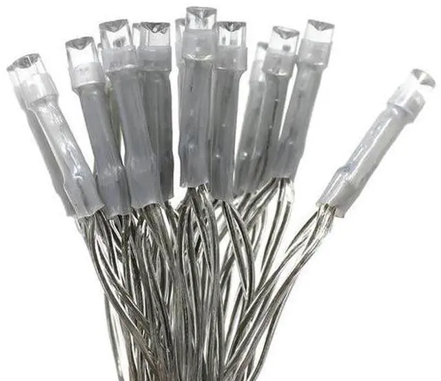 Alt view image 3 of 3 - 40 LED Clear Cable String Lights - Battery Operated