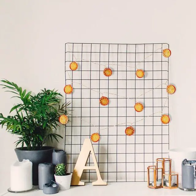 Alt view image 5 of 7 - 10 LED Orange String Lights - Warm White