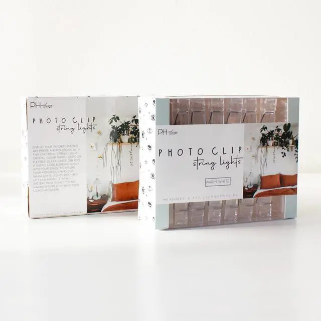 Alt view image 3 of 3 - 12 LED Large Photo Clip String Lights - Battery Operated