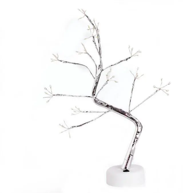 Alt view image 3 of 3 - 20 Inch 60 LED Tree Lights Battery Operated Warm White