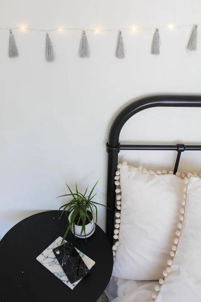 Alt view image 3 of 4 - Bohemian Tassel Fairy String Lights Large