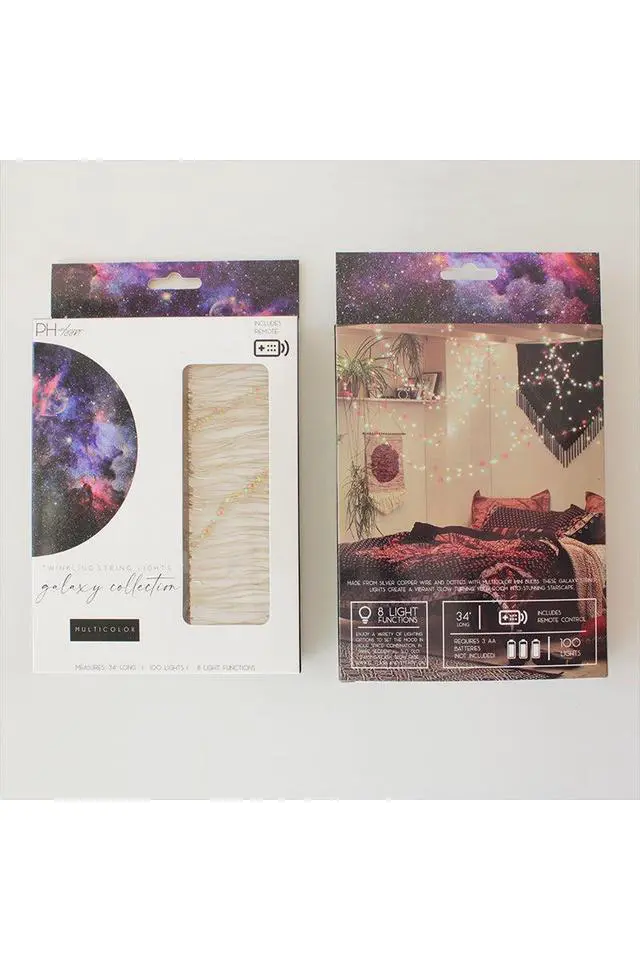 Alt view image 3 of 4 - 100 LED String Light - Battery Operated with Remote Multicolor