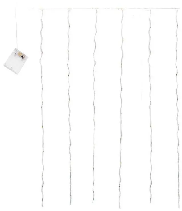 Alt view image 3 of 3 - 96 LED Fairy Curtain Light - Battery Operated