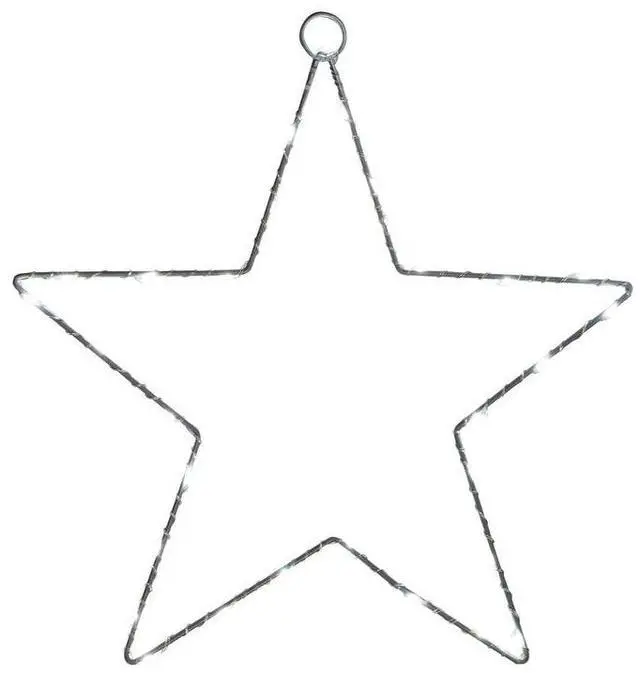 Alt view image 3 of 5 - LED Lighted Star Frame - Battery Operated