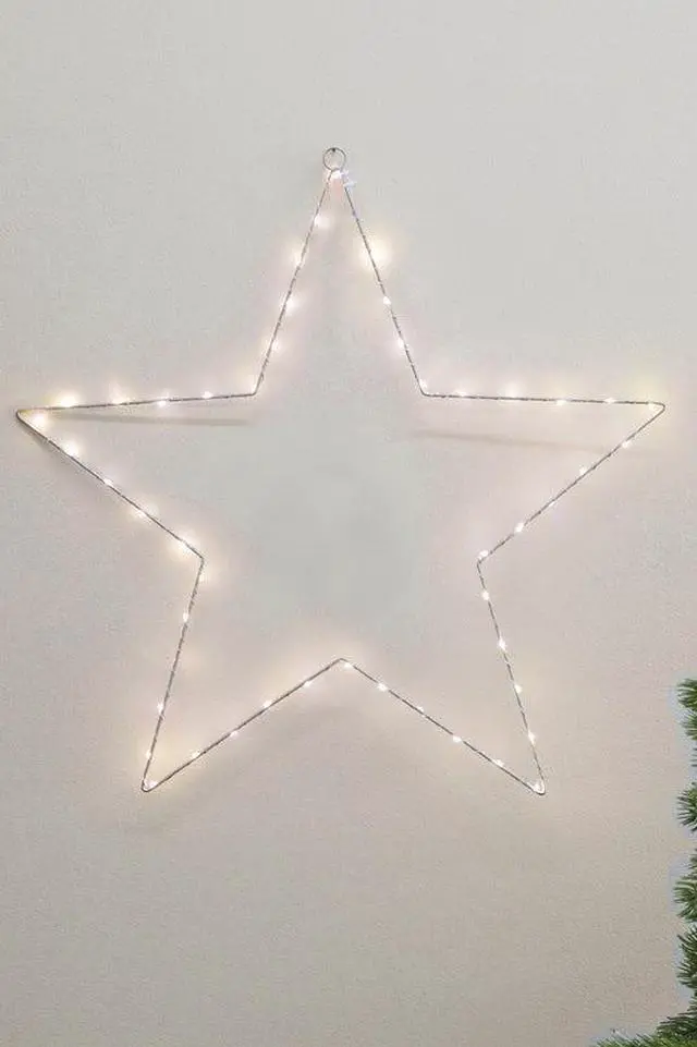 Alt view image 5 of 5 - LED Lighted Star Frame - Battery Operated