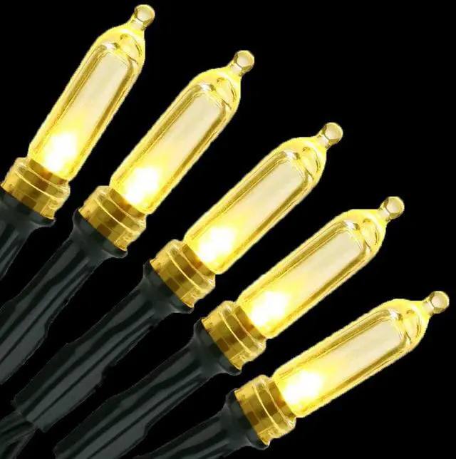 Alt view image 2 of 4 - 20 LED M5 Lights Warm White Indoor Battery Operated