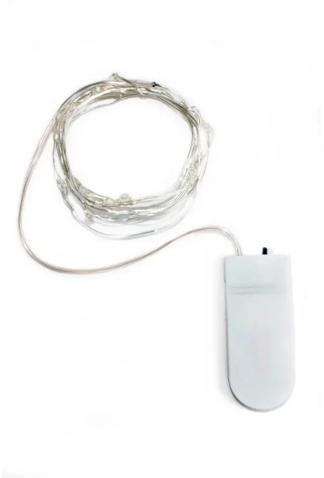 Alt view image 2 of 2 - 20 LED Mini String Lights Battery Operated Decorative Fairy Lights Warm White