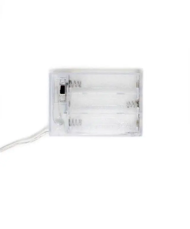Alt view image 3 of 3 - 36 LED Matte Black Photo Clip String Light Battery Operated