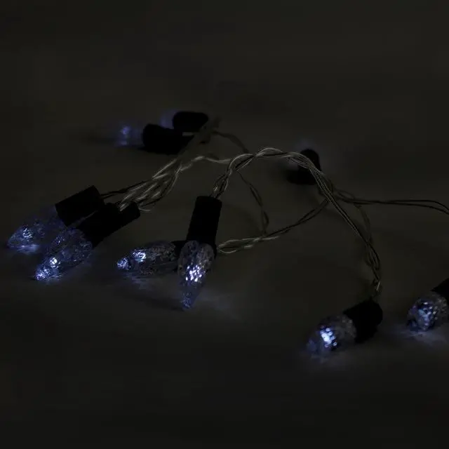 Alt view image 3 of 5 - 10 LED Light Set with Christmas Reflector - Indoor, White Lights