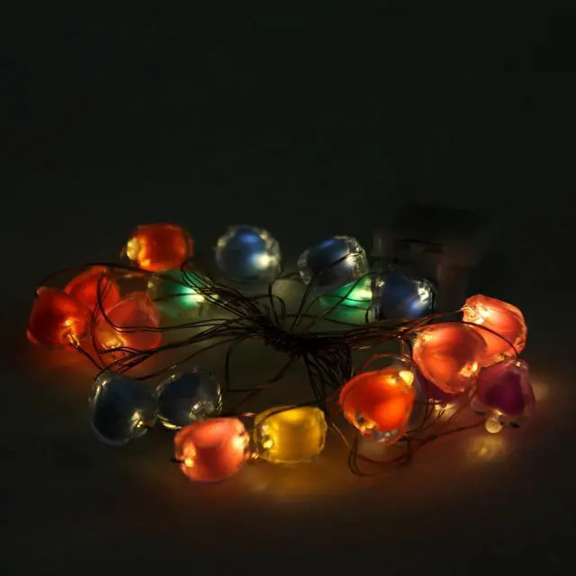 Main image of Heart Shaped Warm White String Lights for Romantic Decor