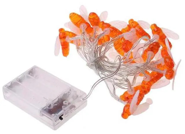 Alt view image 2 of 4 - 20 LED 5mm Lights with Bee Battery Operated, 12 pcs in a PDQ