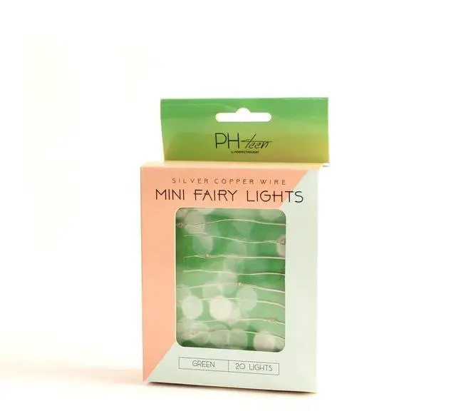 Alt view image 3 of 4 - 20 LED Green String Lights Battery Operated, Retail Pack