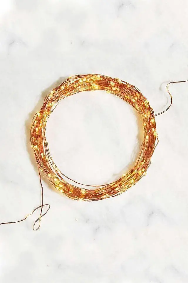 Alt view image 2 of 3 - Natural Copper Fairy Lights Battery Operated