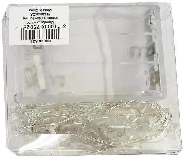 Alt view image 6 of 6 - Flashing Rainbow Star String Lights Battery Operated