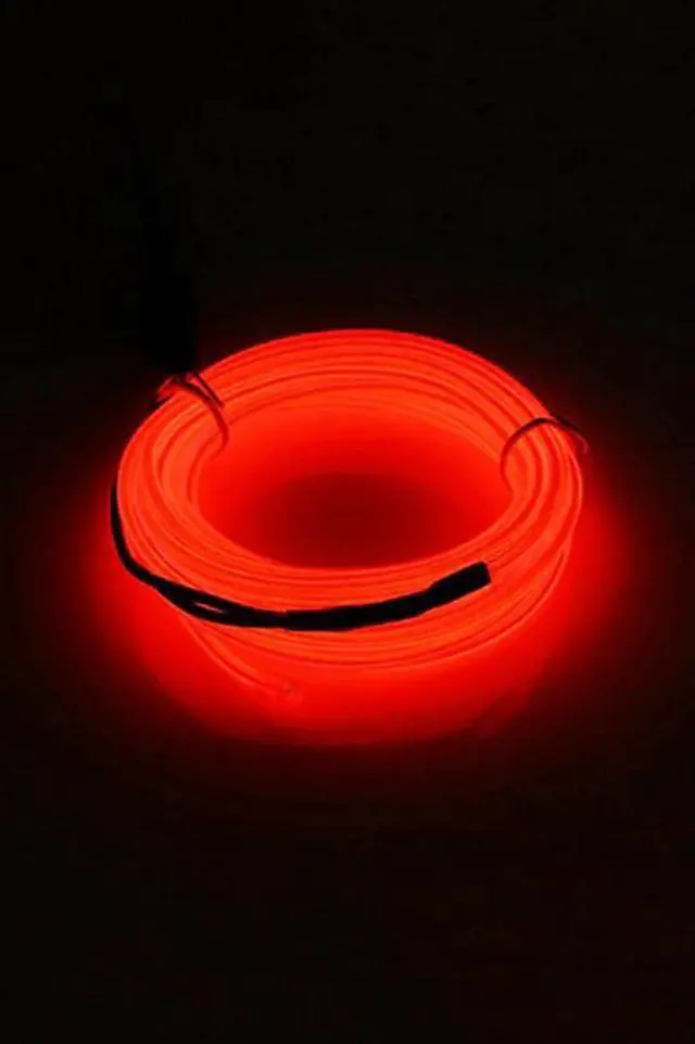 Main image of 3' Neon String Light Battery Operated Red