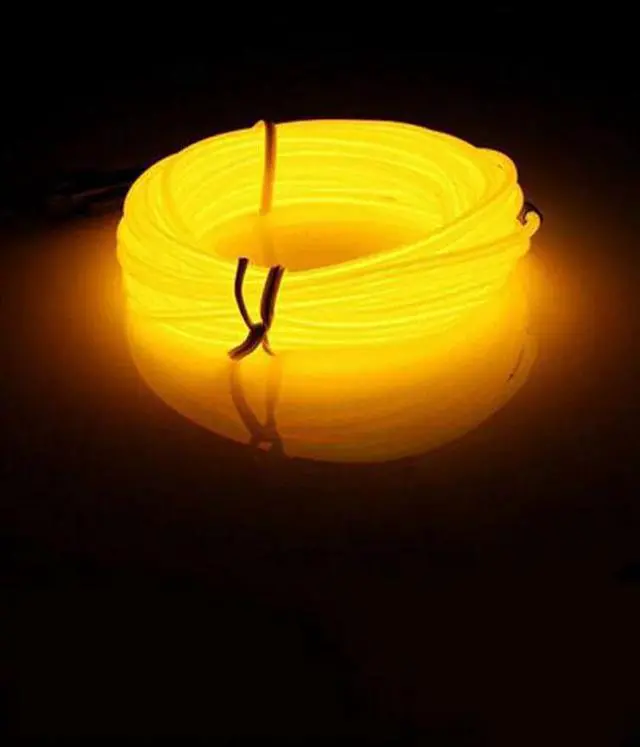 Main image of 3' Neon String Light Battery Operated Yellow