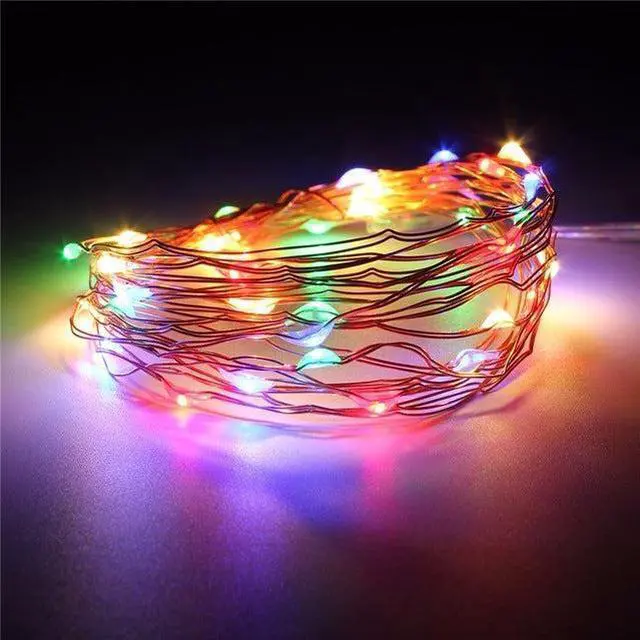 Main image of 100 LED String Light Copper Wire Multicolor