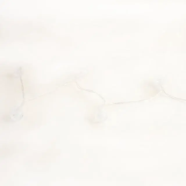 Alt view image 6 of 7 - 20 LED Bubble Ball String Lights Battery Operated, Warm Glow