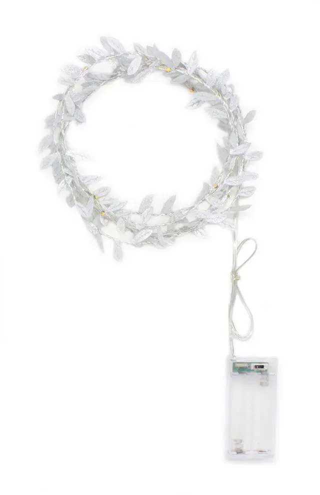 Main image of 20 LED Plant Leaf Vine Fairy Light Silver