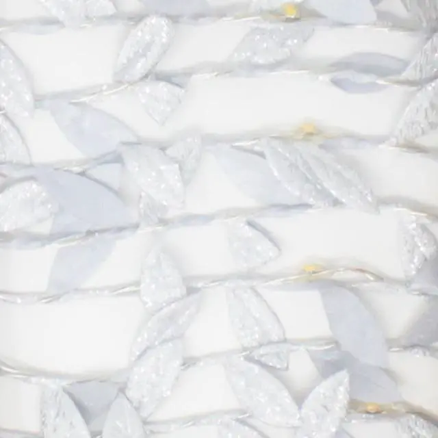 Alt view image 2 of 5 - 20 LED Plant Leaf Vine Fairy Light Silver